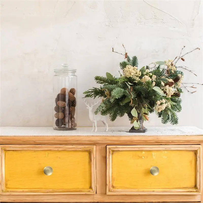 12pcs Golden Metal Door Knobs Mini Knobs Small Handles Jewelry Wooden Box Drawer With Screw Furniture Hardware