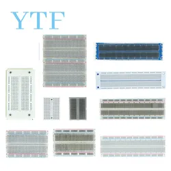 Breadboard connection cable mini breadboard transparent splicable hole board experiment board