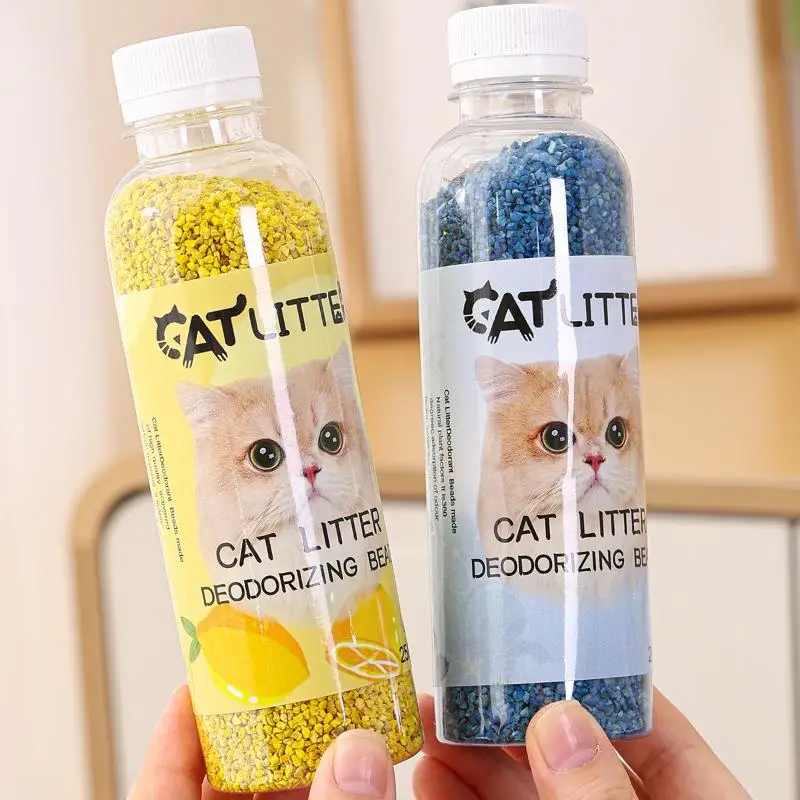 Litter para gatos, grânulos desodorizantes, caixa de areia, frescor de longa duração, purificação de ar, desodorizador, produtos de limpeza para animais de estimação