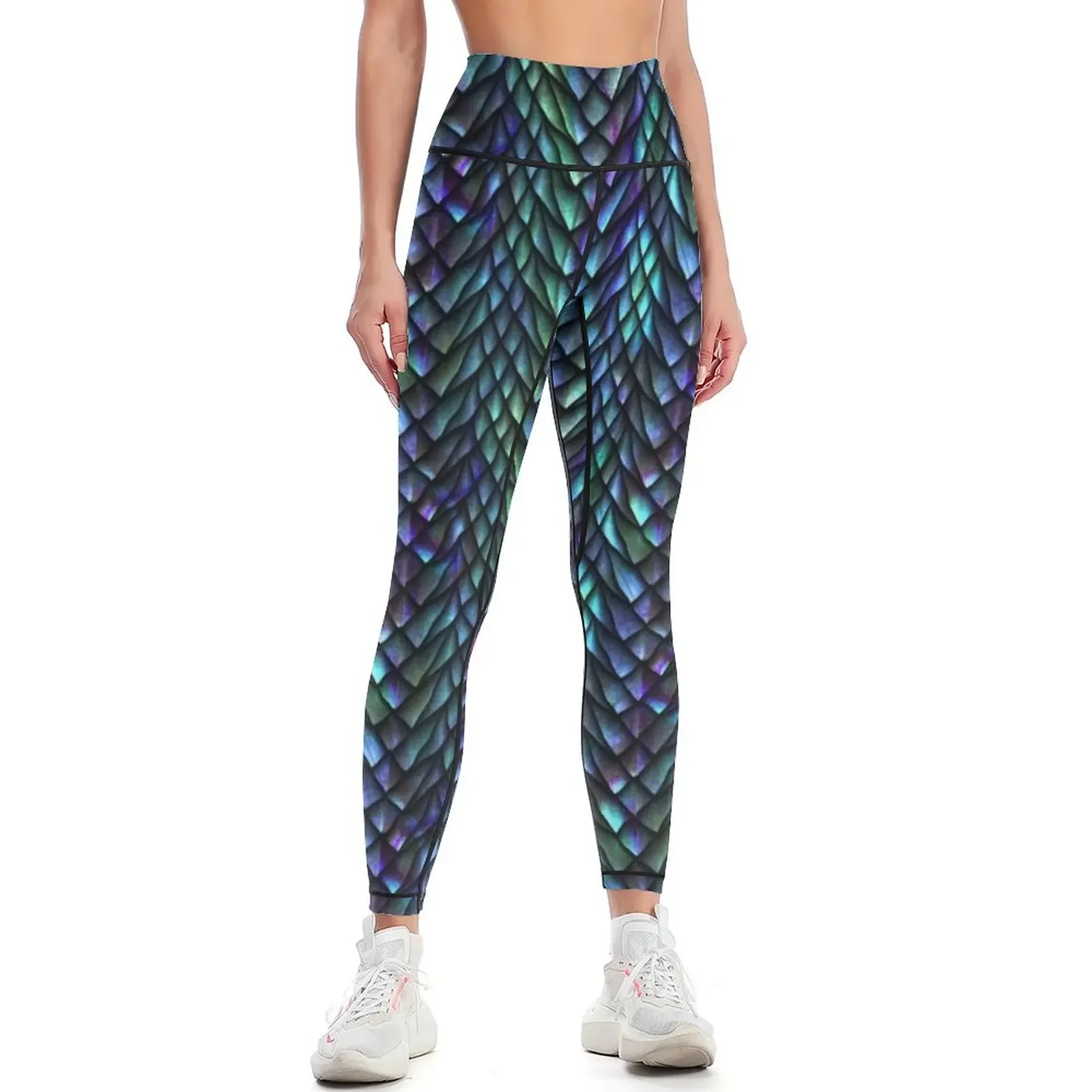 

Dragon Scales Leggings gym clothing Women's sports joggers for Leginsy push up Womens Leggings