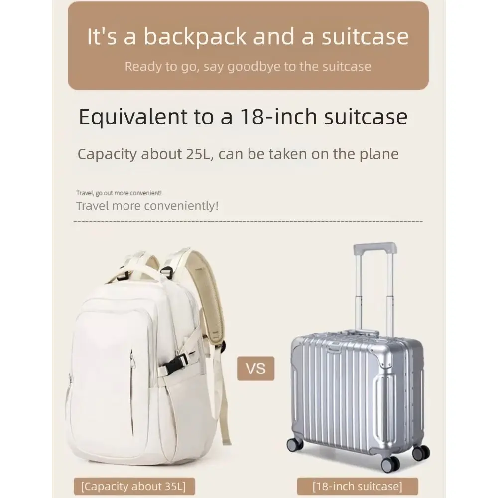 새로운 압축 디자인 여행용 백팩, 내구성 있는 공간 절약 진공 보관 가방, 휴대용 숄더백
