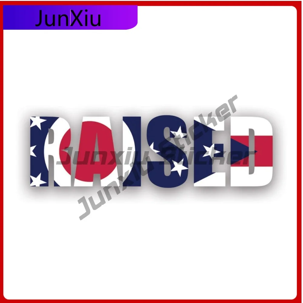 

Ohio Raised State Weather Resistant Scratch Resistant Cool For Bumper Car Window Car Body Easy Apply No Residue Accessories