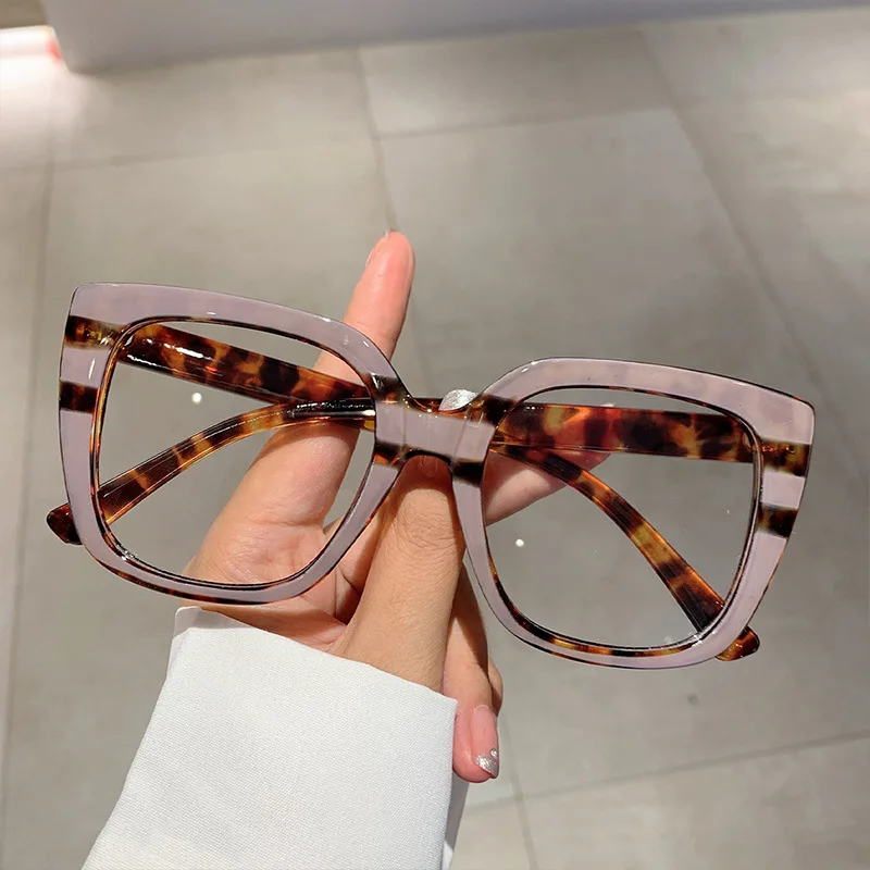 Gafas ópticas con forma de ojo de gato para mujer, anteojos de marca de lujo, montura graduada para miopía, Estilo Vintage, antiluz azul