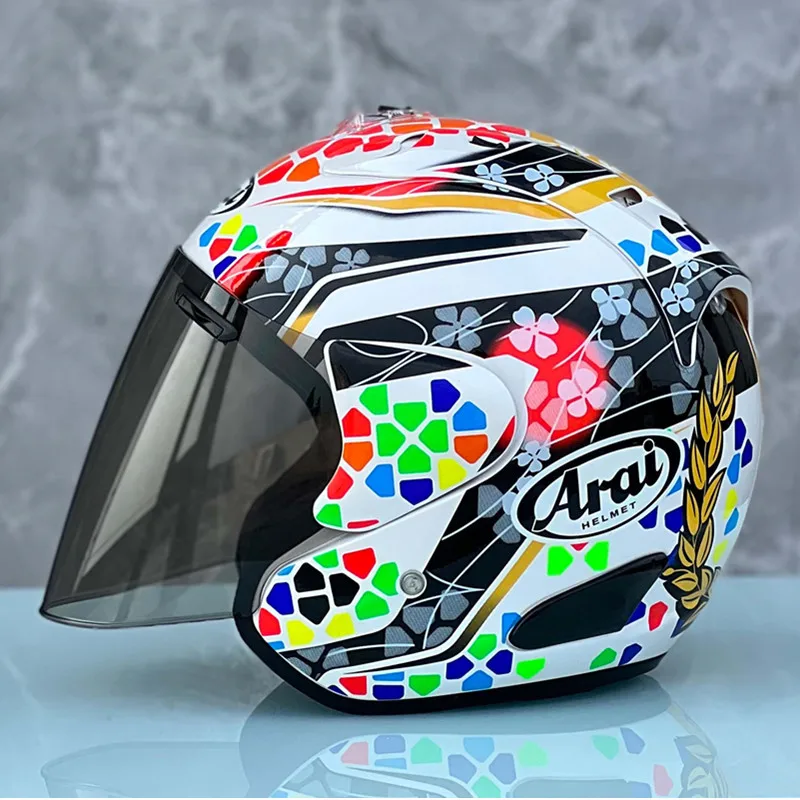 Motorcycle Helmet Open Face 3/4 Helmet SZ-Ram 3 Takaaki Nakagami Cycling Dirt Racing Motorcycle Kart Protective Helmet Capacete - Image 4