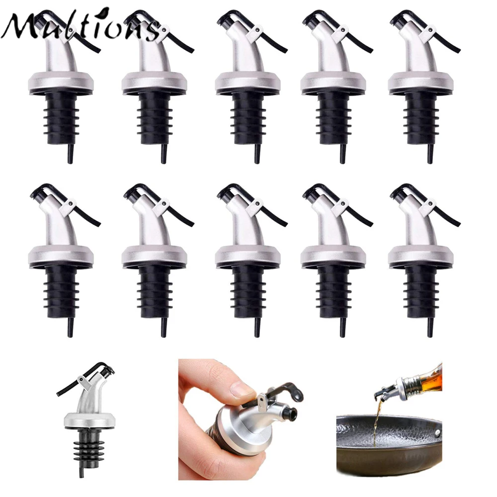 

3Pcs Oil Bottle Stopper Cap Dispenser Stopper Leak-proof Liquor Dispenser Sprayer Pourer Sauce Nozzle Liquor Leak-Proof Plug