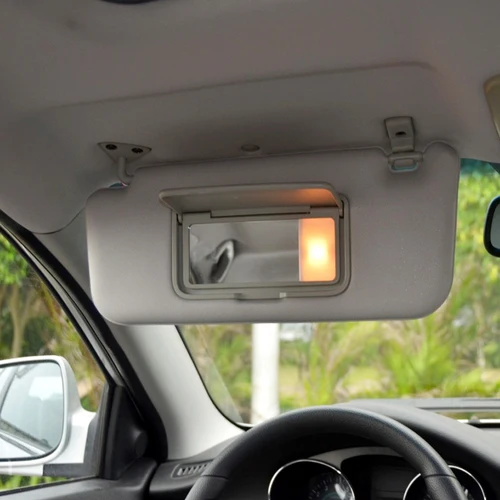 Para JAC J4 J5 J6 Heyue B15 accesorios para visera delantera con espejo de maquillaje accesorios de coche con luz 5702030U2090 5702030U7154