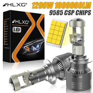 1200W 1000000LM H7 H4 Canbus Lampu Depan Mobil Lensa Mini H11 H8 9005 9006 HB3 HB4 Bohlam Proyektor LED 6000K Lensa Mini Sepeda Motor Otomatis 12 proyektor mini penjualan terbaik h7 - №