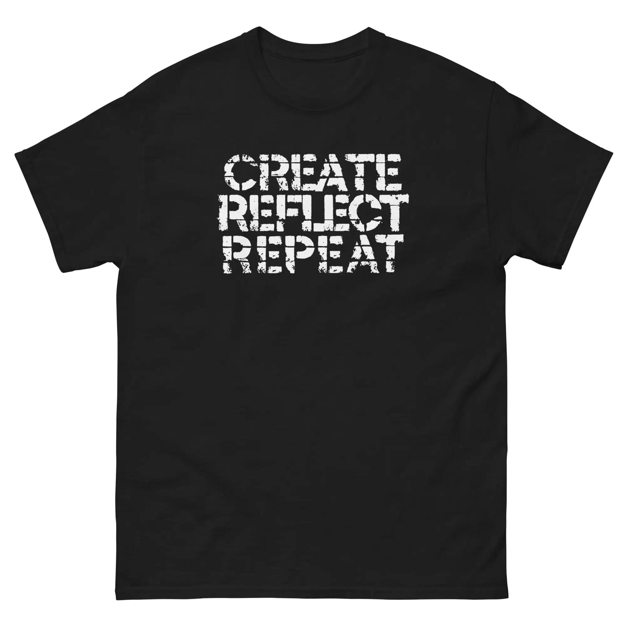 Artistic Mantra Embrace the Creative Process with Graffiti Design and Streetwear Style T shirt