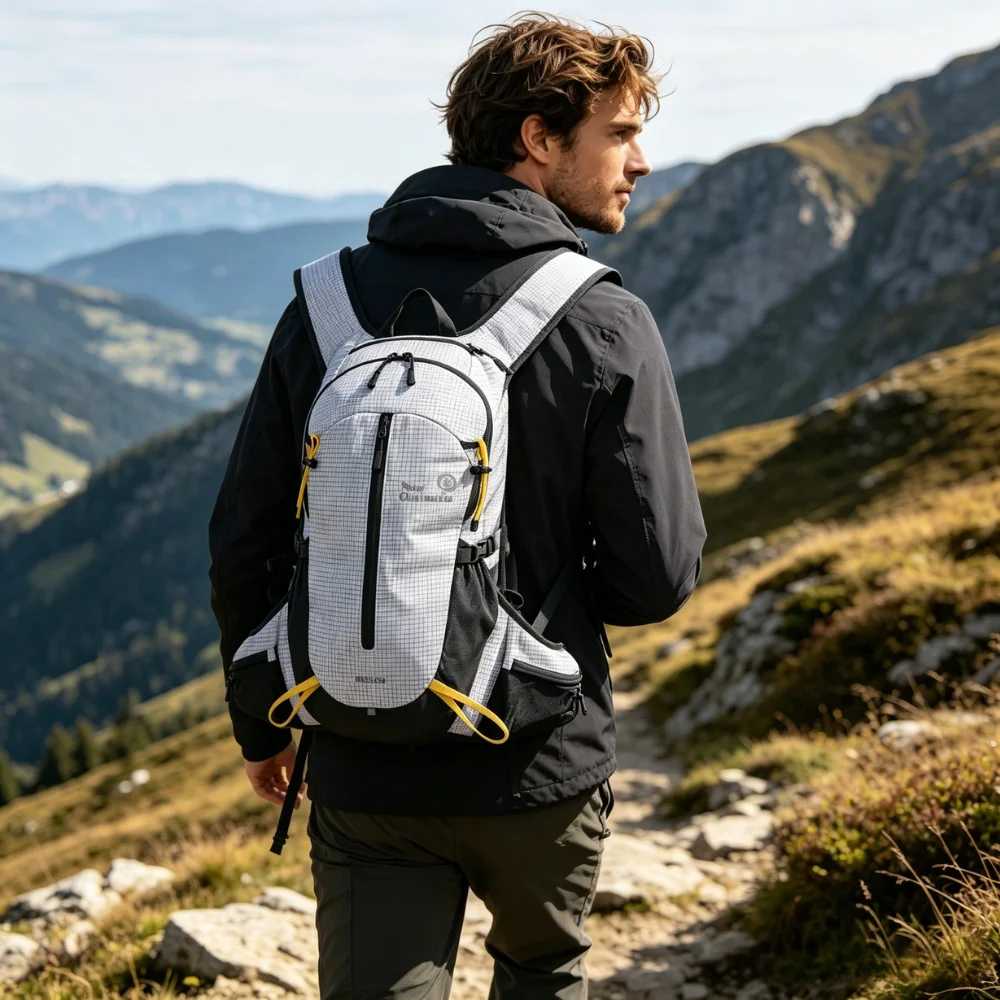 WESTTUNE 20L Fahrradrucksack, leichter, wasserdichter Trinkrucksack, atmungsaktive Outdoor-Sporttasche für Klettern, Reisen, Wandern – Detail 8