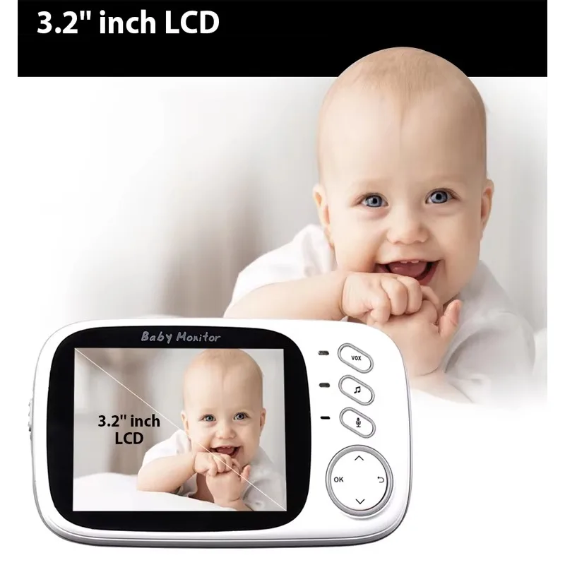 VB603 vidéo sans fil numérique caméra bidirectionnelle Vision nocturne détection sonore température ing Mini Bebe bébé