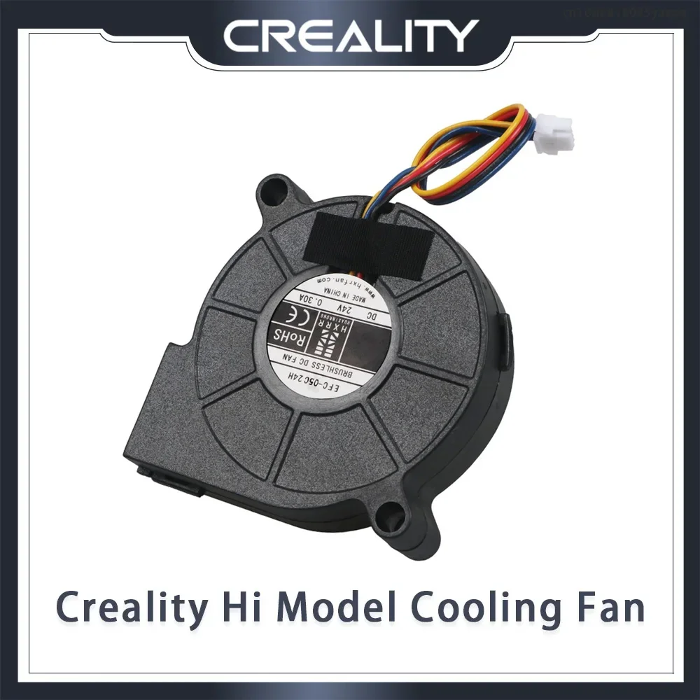 

Охлаждающий вентилятор Creality Hi Model для Creality Hi, оригинальные аксессуары для 3d-принтеров, мини-запчатый охлаждающий вентилятор_5015_24V_10000_L80