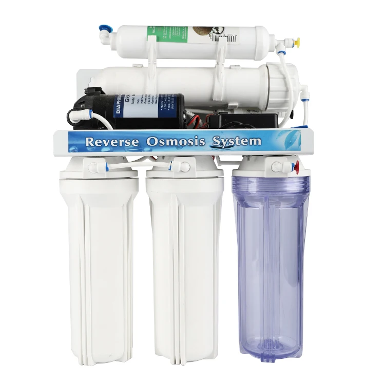 Sistema de ósmosis inversa de ósmosis de 5 niveles 50GPD, máquina de agua pura profesional para el hogar, filtro, purificador de agua de ósmosis inversa