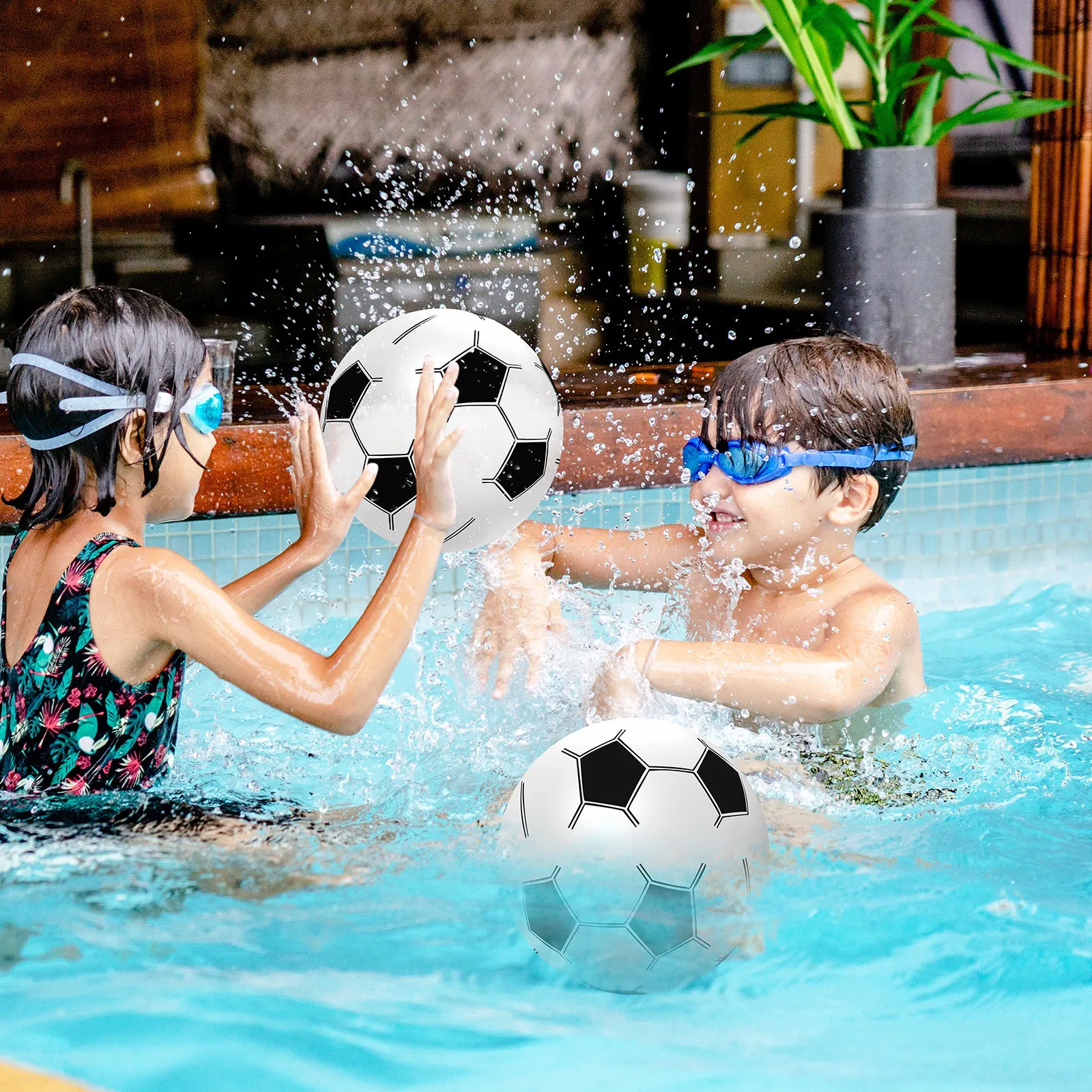 

Набор из 15 надувных футбольных мячей для пляжа с быстрым надуванием и сдуванием, 3 ярких цвета, для бассейна, пляжных игр и спортивных мероприятий