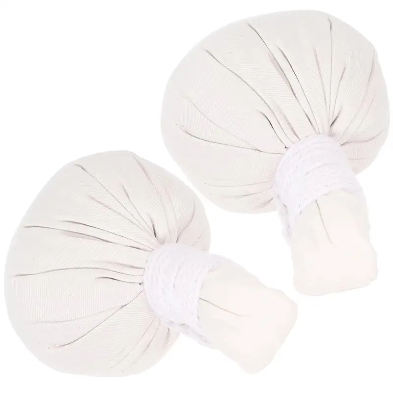 

2pcs Chinese Herbal Pouches Spa Massage Pouches Herbal Massage Balls Warming Bags Thai Massage Balls Bath Compress Balls