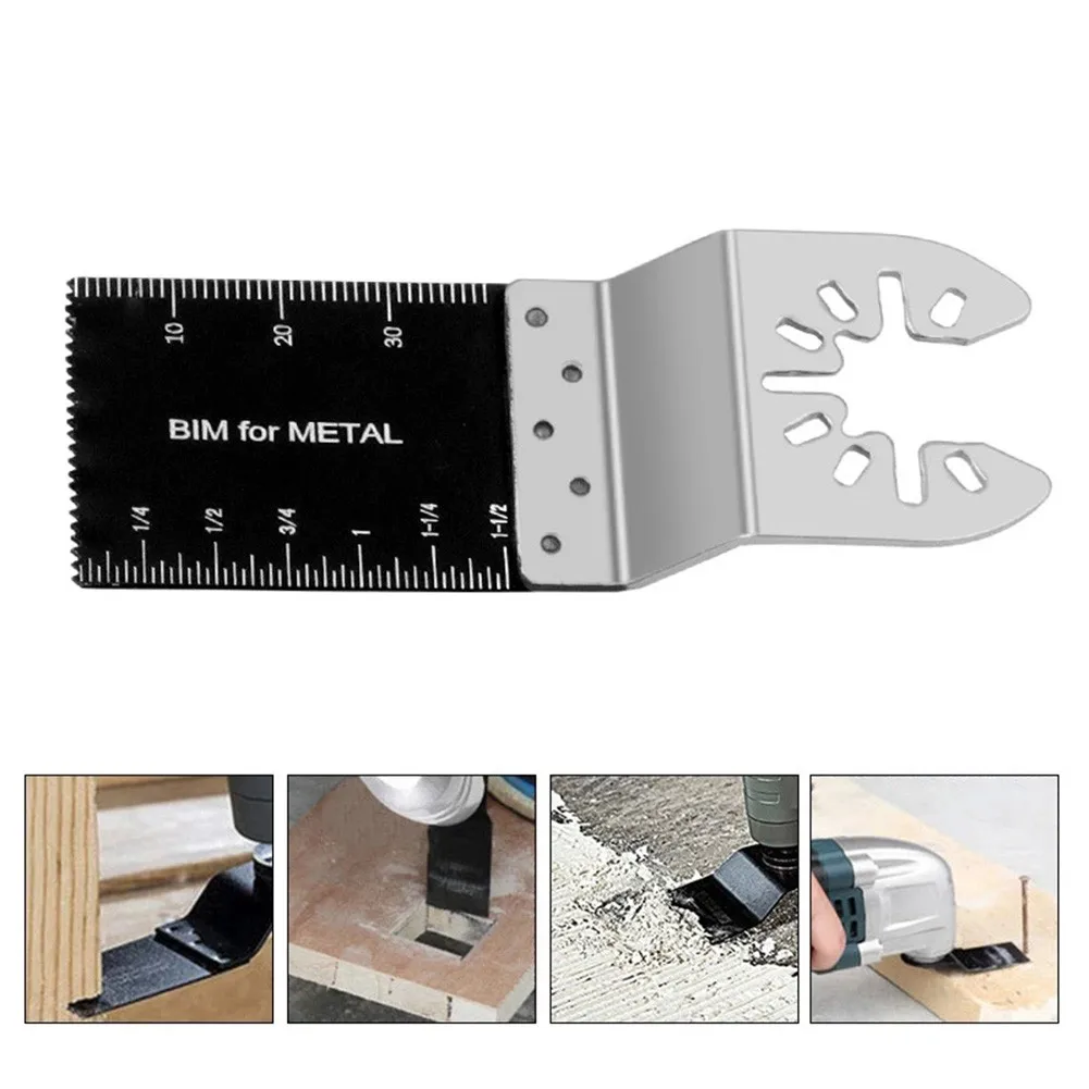 34mm Bi-Metal Oscillating Saw Blade Multi-Function Renovator Saw Blade Power Tools Accessories Universal Cutter Blade