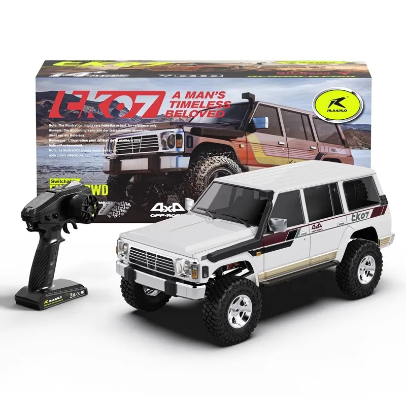 

Ruilaluo TK07 1/7 remote control electric four-wheel drive climbing car with dual speed differential lock climbing off-road RC