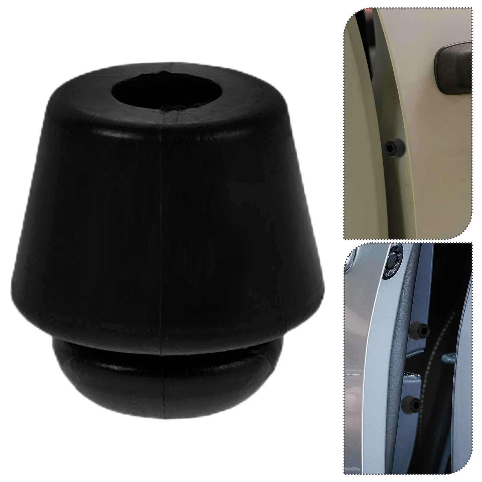 

10pcs Car Door Shock Pad Trunk Bumper Protector Hood Rubber Buffer Black Cushion Stopper Engine Vibration Reduction