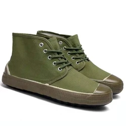 Men's Canvas Shoes Fashion Work Boots High Top Desert Boots Wear-resistant Men Boots Summer Mens Platform Casual Shoes New Botas