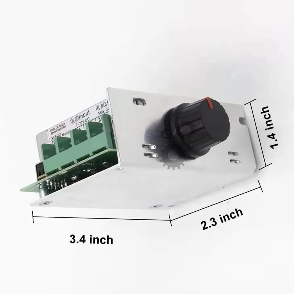Dc Brush Motor Speed Controller Riorand 7-70v Pwm Dc Motor Speed Controller Switch 30a +12v Protection Switch Module