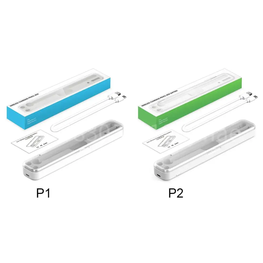 

Wireless Charger Case Fast Charging Protective Box Wireless Charging Pen Holder for Apple Pencil 1 2 for Apple Pen 1st