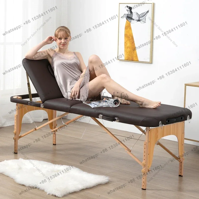 Factory Direct Sales Nordic Convenience Massage Tables Collapsible Ear Picking And Moxibustion Massage Tables Beauty Salon Furni