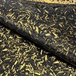 L20M The Width 0.5M Of Gold opaque Forged Carbon Fiber Water Transfer Film Blue Forged Hydrographic Flm Cubi Dipping Films