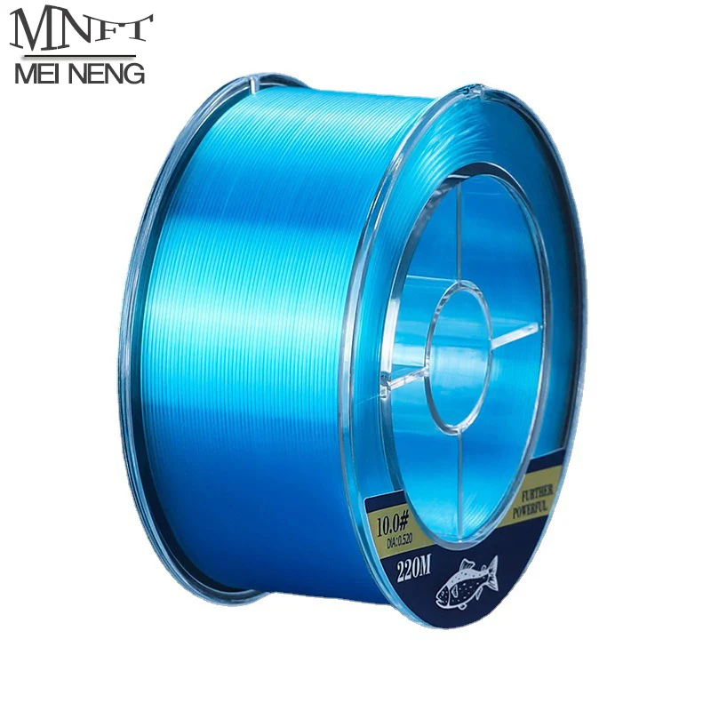 MNFT Power Monofilament Fishing Line 240Yds Ultimate Strength, Shock Absorber, Suspend in Water, Knot Friendly