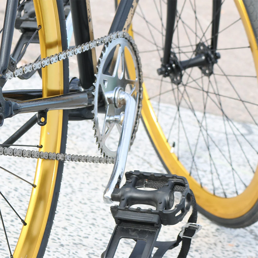 4 pcs Pedal Toe Straps Premium Nylon Iron Replacement For Exercise Stationary Bike Foot Pedal Straps Bike Accessories