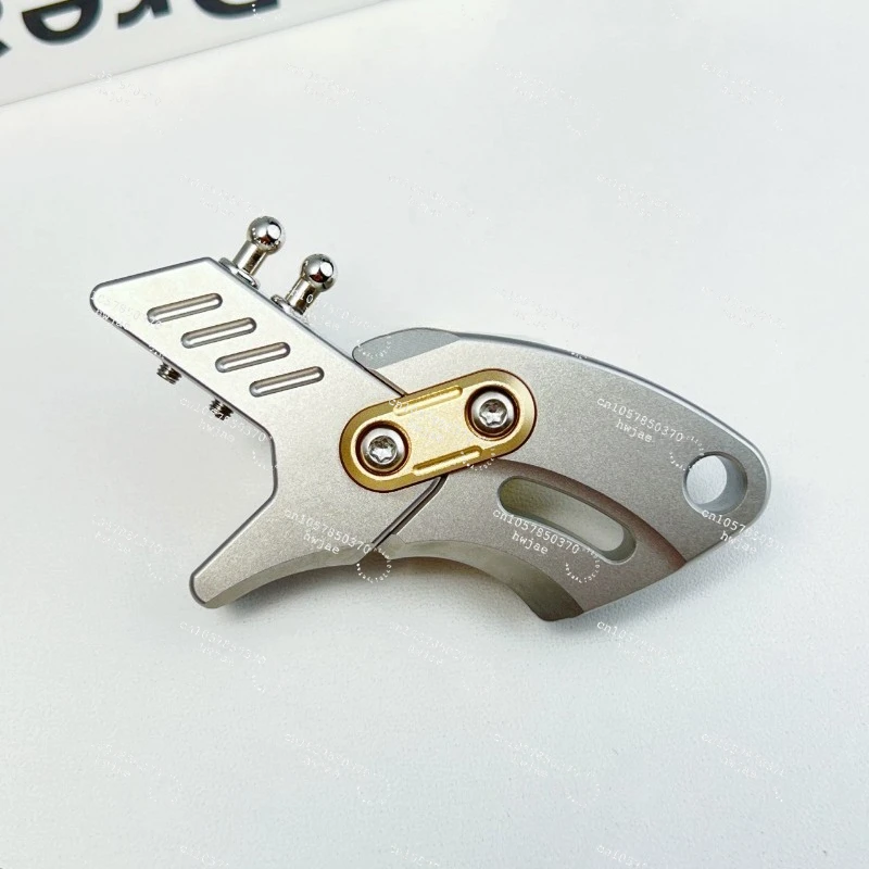 Tail rest fittings stainless steel tail rest compound fingertip gyro ding-ding tuning fork ratchet wheel