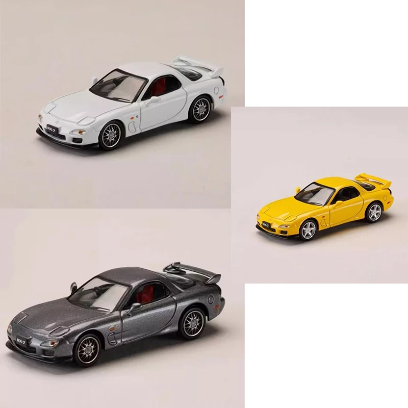 

Литой под давлением оригинальный масштаб 1:64 RX-7 FD3S модель из сплава, имитация украшения, хобби, сувениры, коллекция подарков, статический дисплей