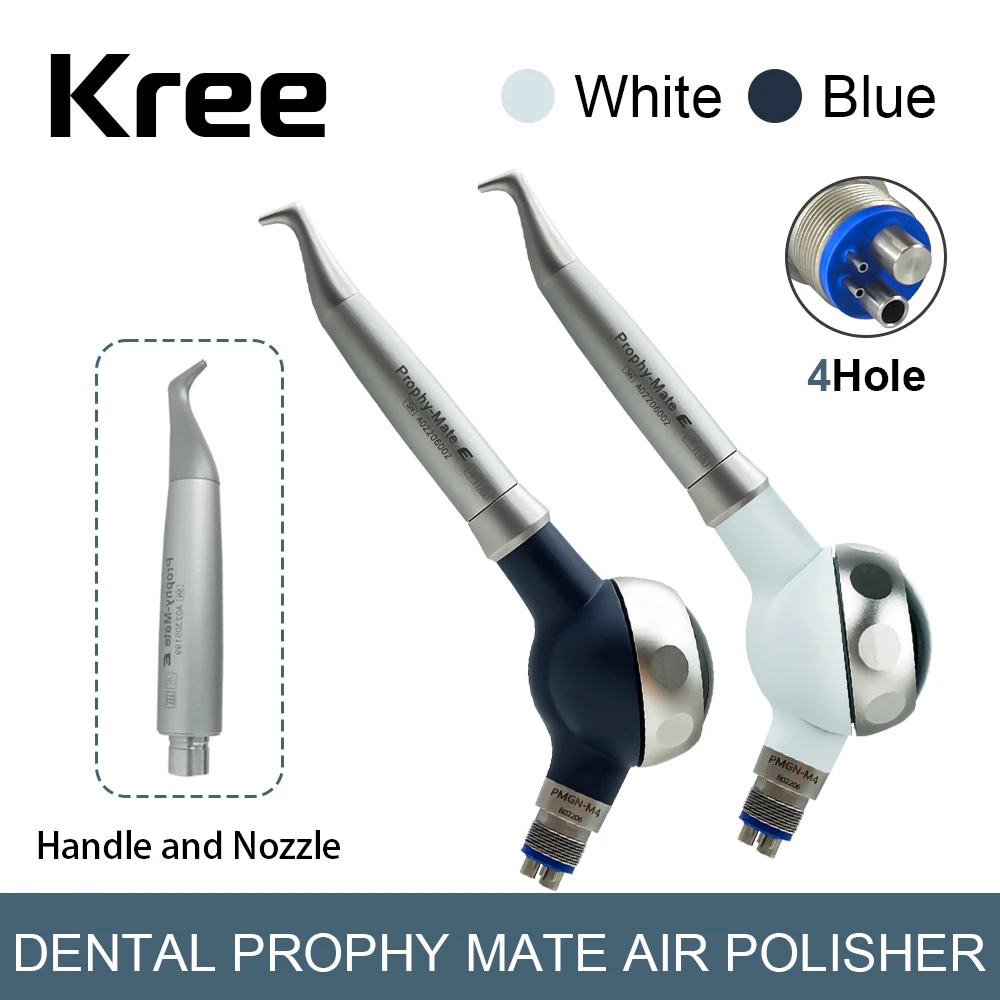 

4Hole Dental Prophy-Mate Oral Hygiene PolisherAir Flow Polishing Gun Air Water Polisher Dentistry Tools
