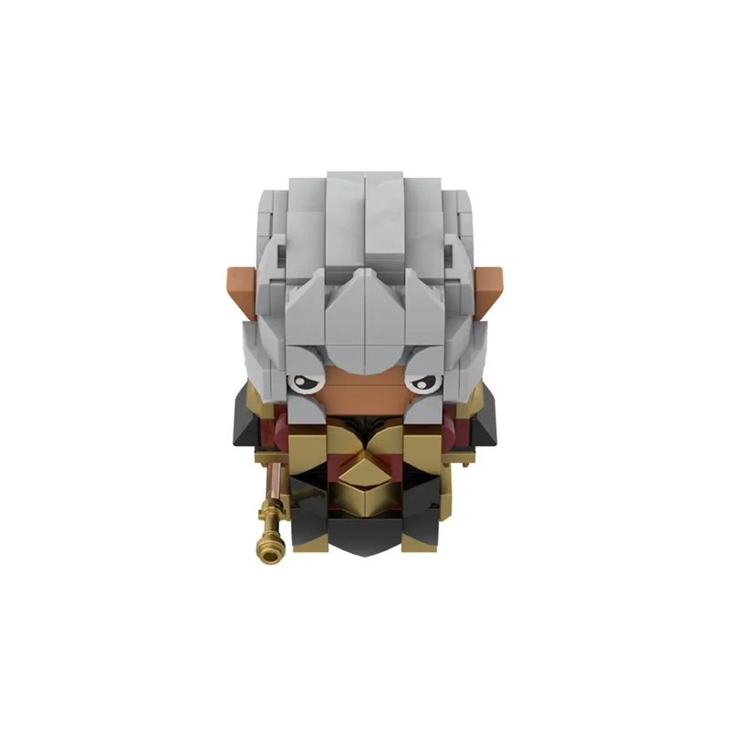 MOC اللبنات BlackGod Wukong Brickheadz مع الشكل البخار لعبة الطرفية القرد الملك أسطورة التجمع الطرفي اللعب الهدايا