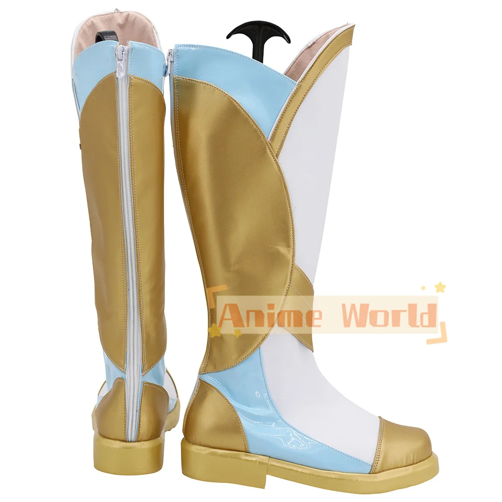 Disguise She Ra คอสเพลย์รองเท้าบู๊ทส์อะนิเมะการ์ตูนเจ้าหญิงพาวเวอร์เครื่องแต่งกายอุปกรณ์เสริมผู้หญิงรองเท้าพร็อพแฟนซีแต่งตัวปาร์ตี้