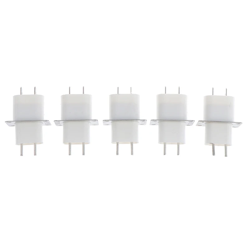 5Pcs Electronic Microwave Oven Magnetron 4 Filament Pin Sockets Converter Home