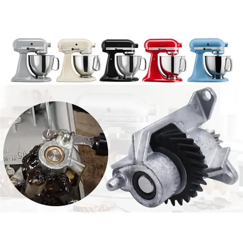 YCOC-For Whirlpool Kitchenaid Replacement Mixer Worm Gear And Bracket- Replaces Part Numbers 240309-2 949544 AP6007401 PS1174051 - view 4