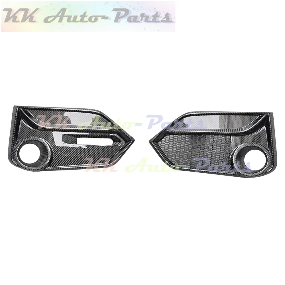 

Carbon fiber Front Bumper Fog Light Eyelids Eyebrow Cover Air Vent Trim For Honda Civic 10TH FK8 Hatchback 2016-2019