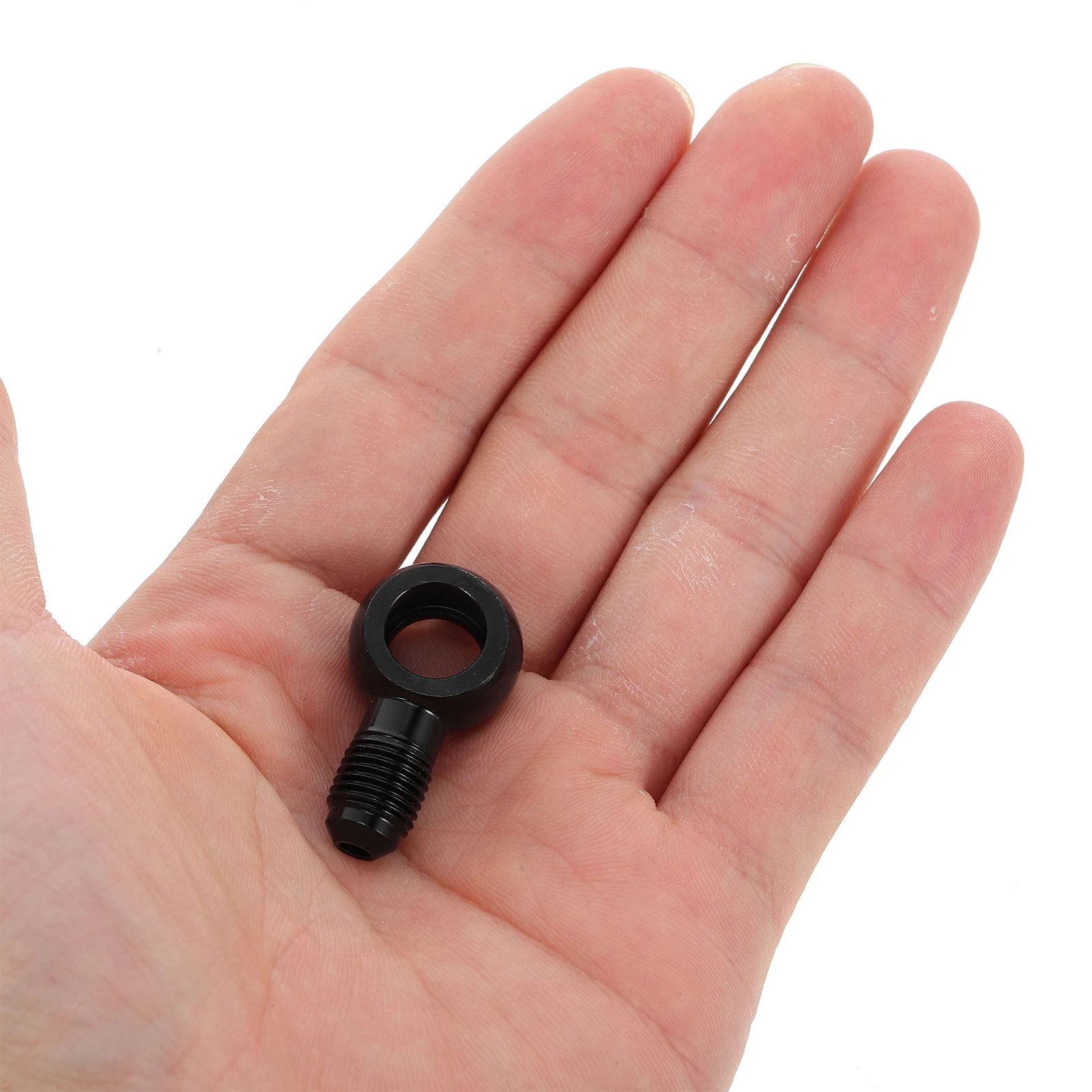 

Oil Outlet Connector Banjo Fitting Bolt Hose Barb Refit Adapter Straight Black Fittings