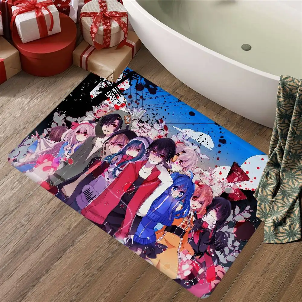 Music Project K-Kagerou P-Project Kitchen Mat Room Bedroom Decoration Balcony Anti-Slip Doormat Living Room Alfombra