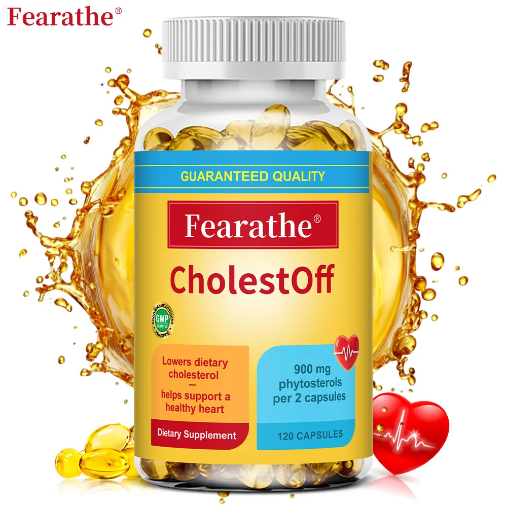 

CholestOff Capsules 900mg - Supports Heart Health and Cholesterol Balance - Plant Sterol Supplement