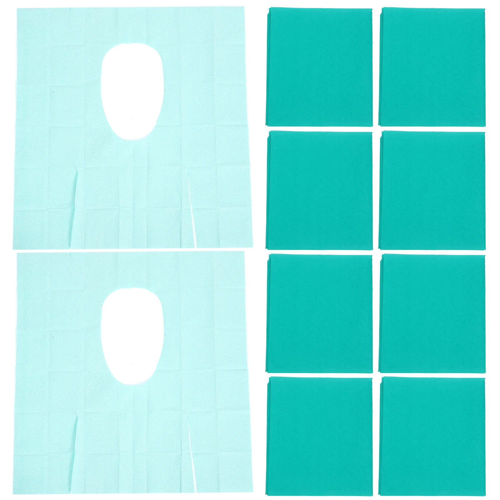 

10 Pcs Disposable Toilet Seat Covers 63x65cm PE Material Waterproof Travel Size Independent Packaging Ideal for Training