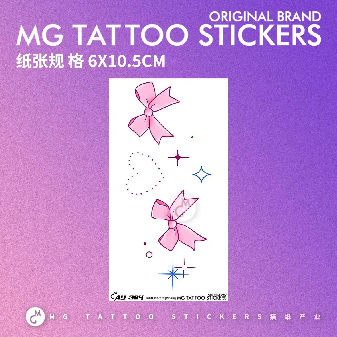 Sexy Bowknot Temporary Tattoo Art Arm Lasting Fake Tattoo for Woman Cute Cartoon Heart Sticker Waterproof Tatuajes Temporales