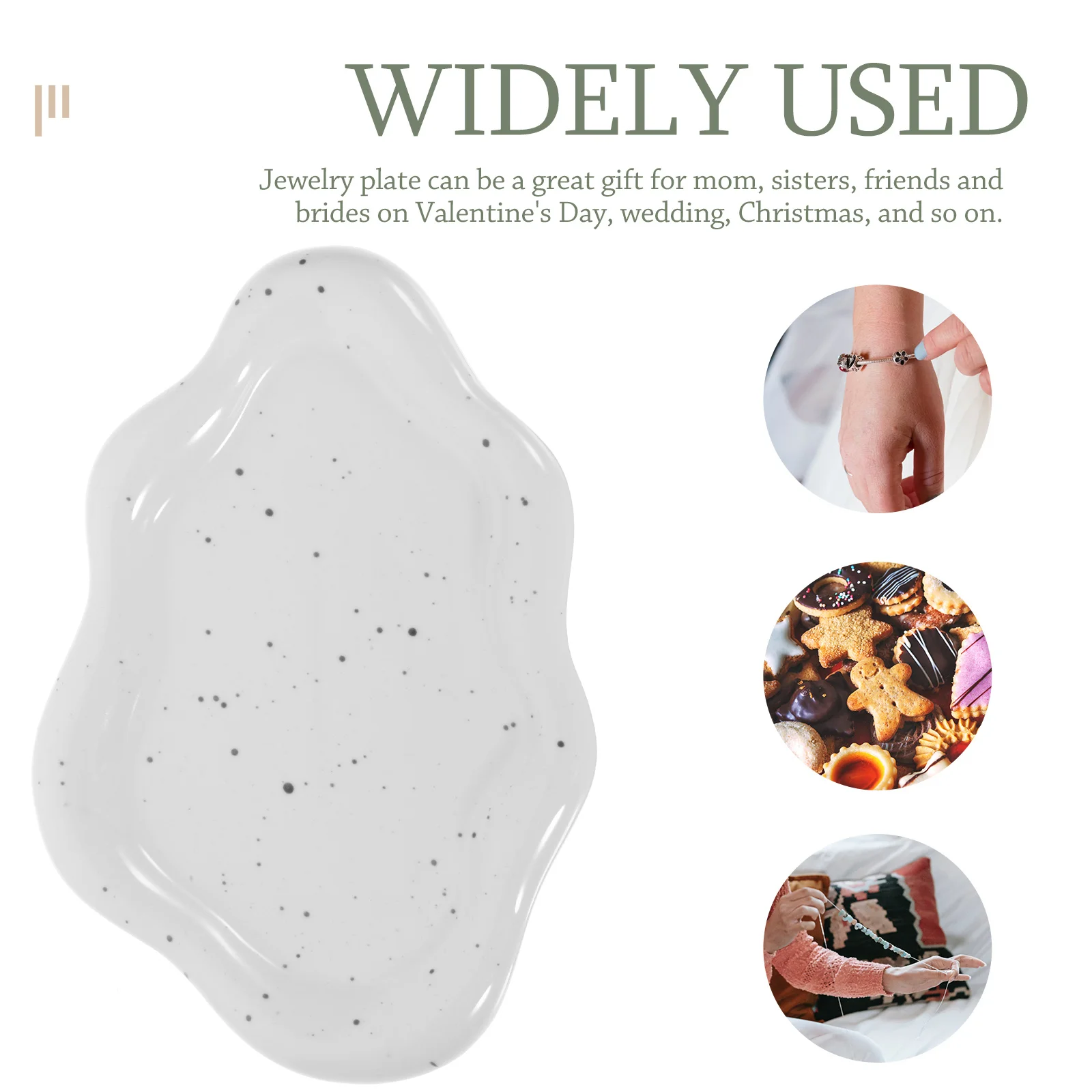 

Керамический поднос для ювелирных изделий неправильной формы, декоративный держатель для колец, брелок, тарелка для хранения ювелирных изделий для домашнего рабочего стола
