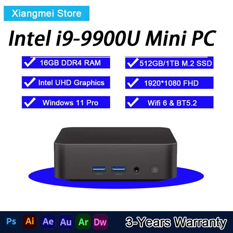 �y�Z�[�����z�y3�N�ۏ؁z2026�N�V�^�|�[�^�u���~�jPC�Q�[�}�[���� Intel Core i9 9900U Windows 11 �~�j�R���s���[�^�[ �Q�[�~���OPC �f�X�N�g�b�v i9�~�jPC