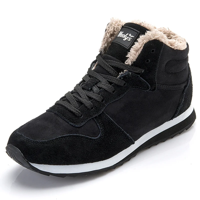 Sneakers Men 2023 Winter Shoes For Men Winter Sneakers Sports Black Blue Fur Zapatillas Hombre Free Shipping Men Casual Shoes