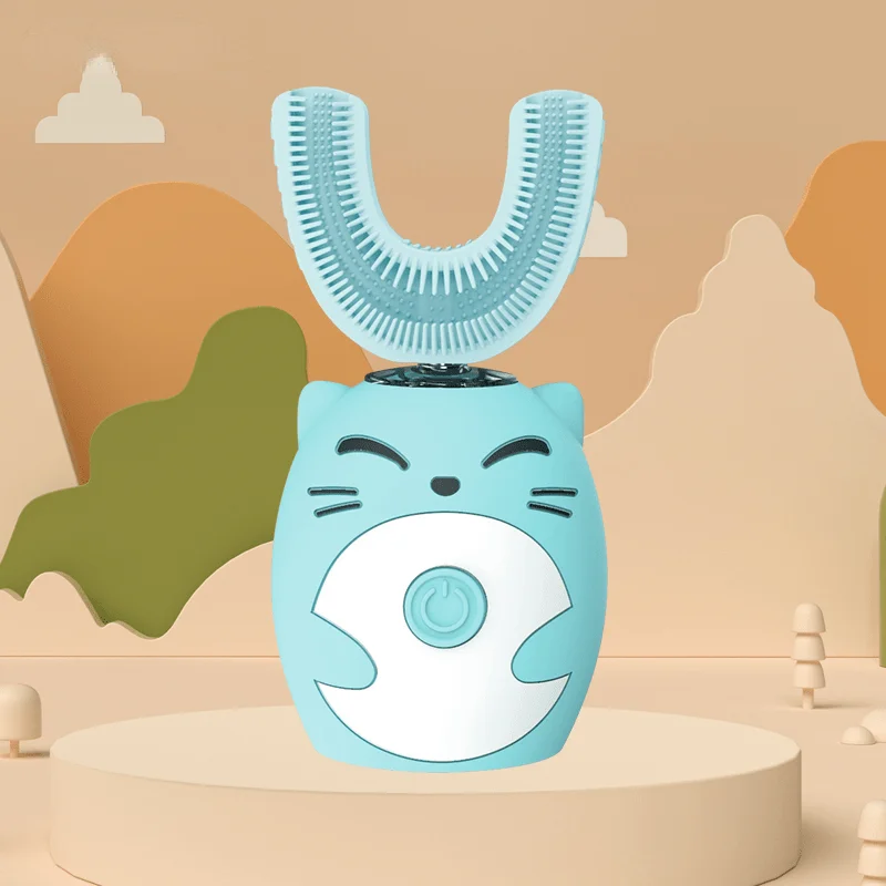 Зубная щетка Kids U-образная Sonic Smart Ультразвуковая зубная щетка Ступеньки Отбеливание зубов