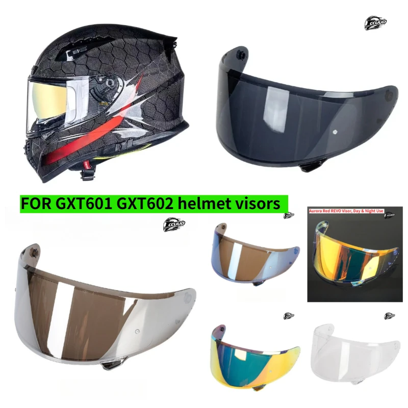 CCUUD All Season Helmet Lens Visor Sunshield Goggles Sunscreen for GXT601 GXT602 Shield