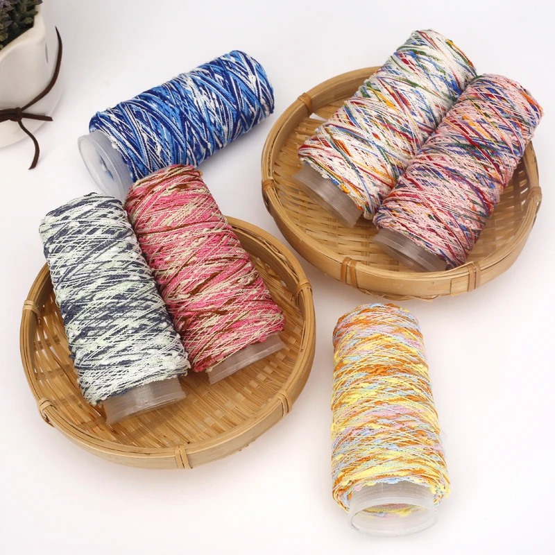 Multicolor Kötés Fonál threads DIY Szabóipar kezét Horgolás Gyapjú yarns Ablakszövet Fonál Makramé Fonál Elhízott termet Hímzés threads