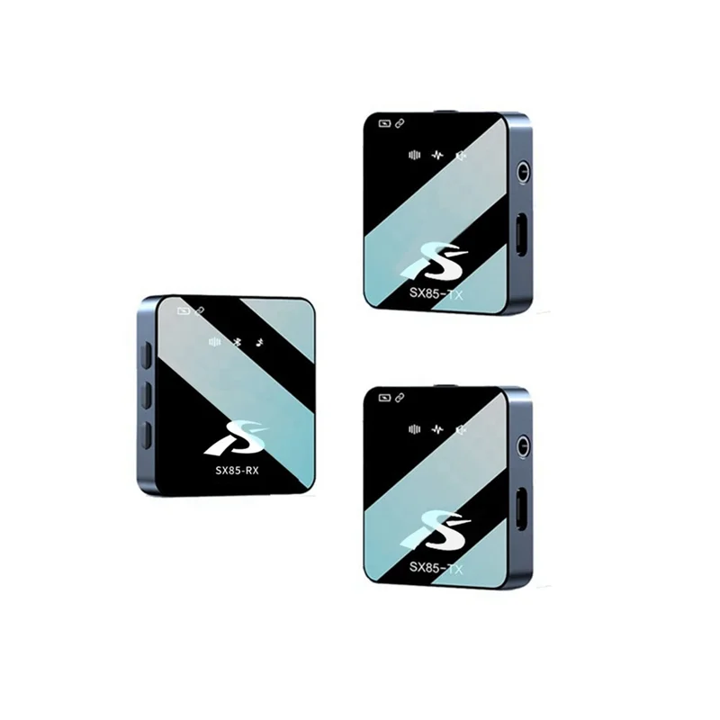 POP-lWireless ラベリア スクエア マイク ラジオ録音 ライブ インタビュー録音用ノイズリダクション マイク