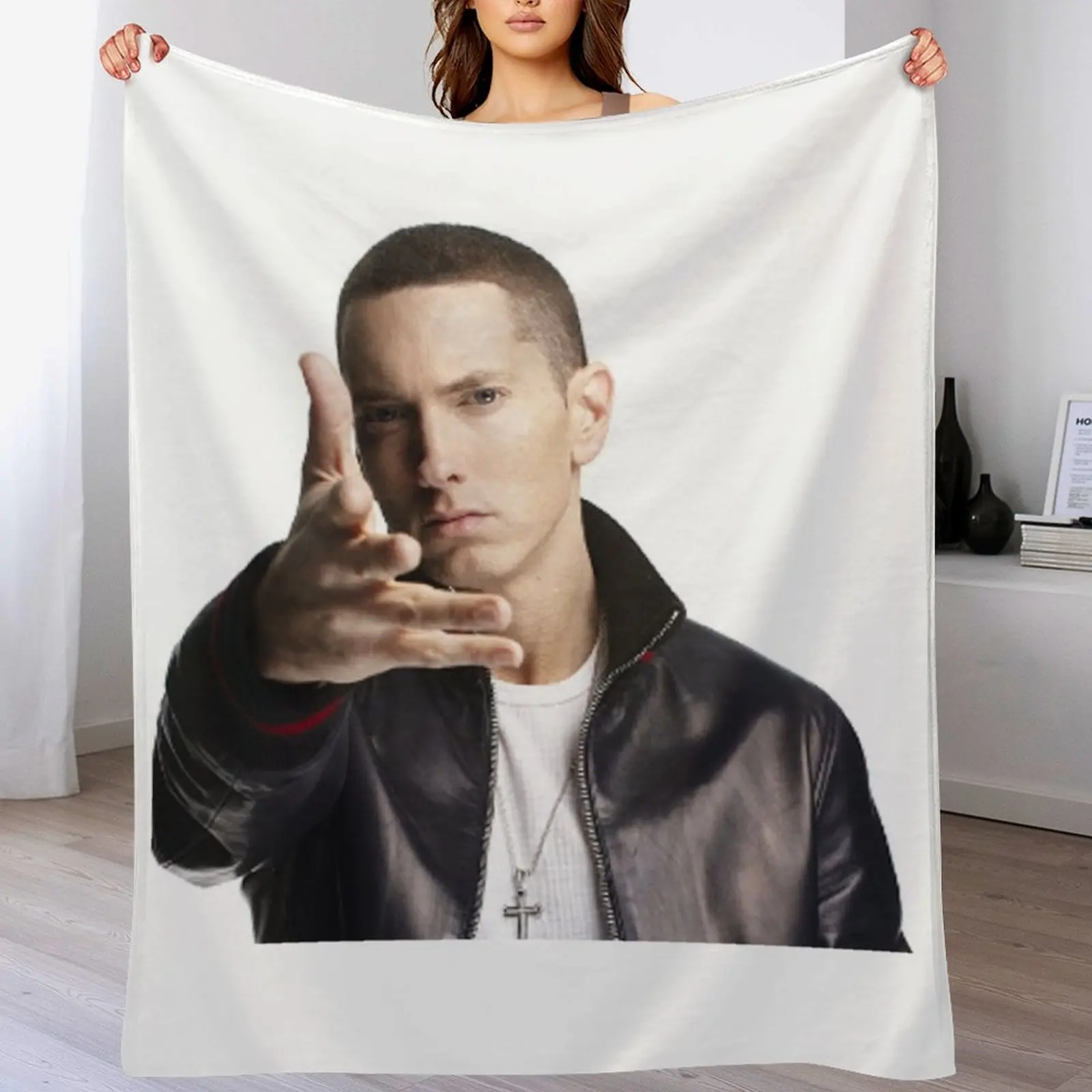 

Eminem Throw Blanket Flannel Fleece Soft Warm Throw Blanket