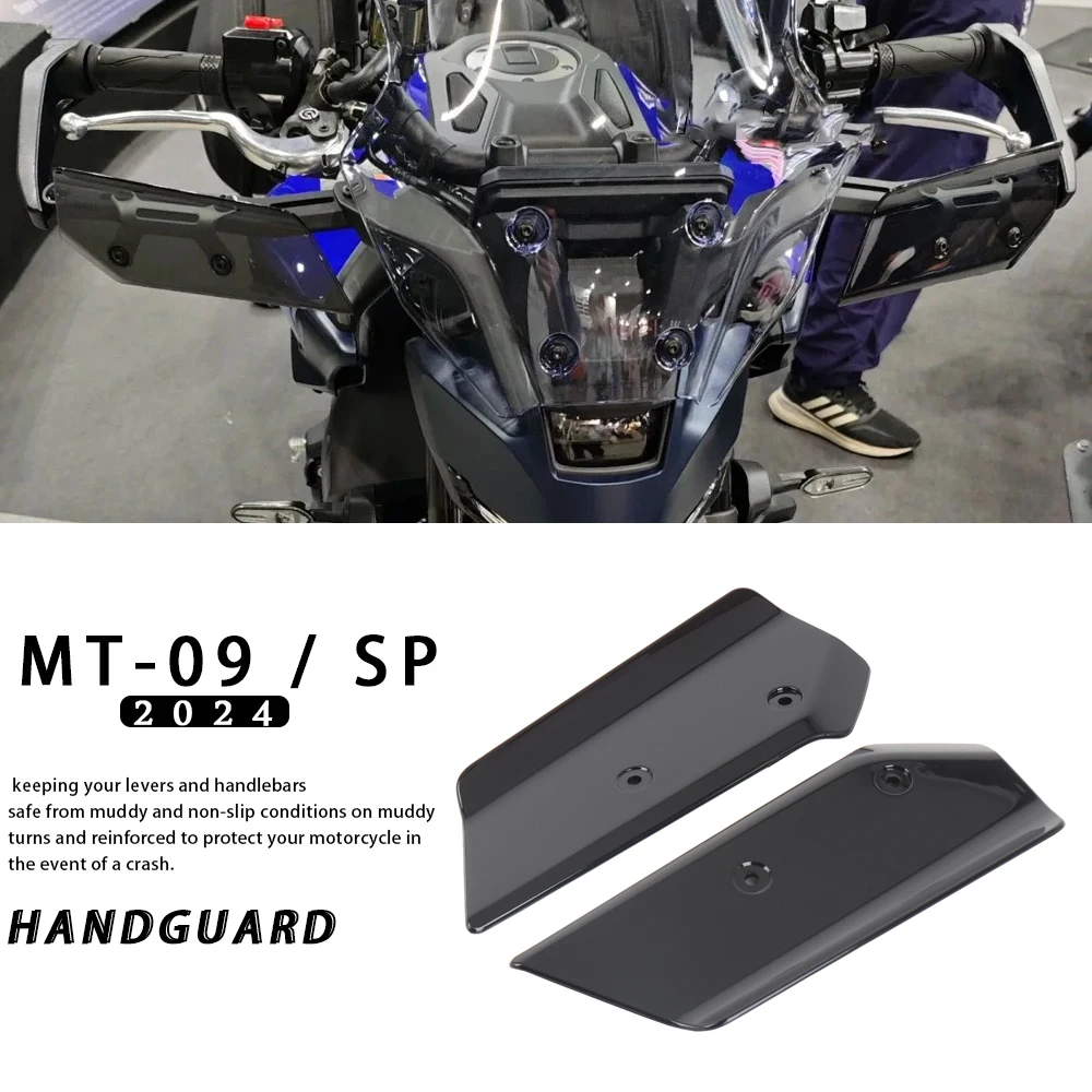 

New Acrylic Handlebar Handguard Shield For YAMAHA MT09 MT 09 MT-09 SP 2024 Motorcycle Hand Guards Protector mt09